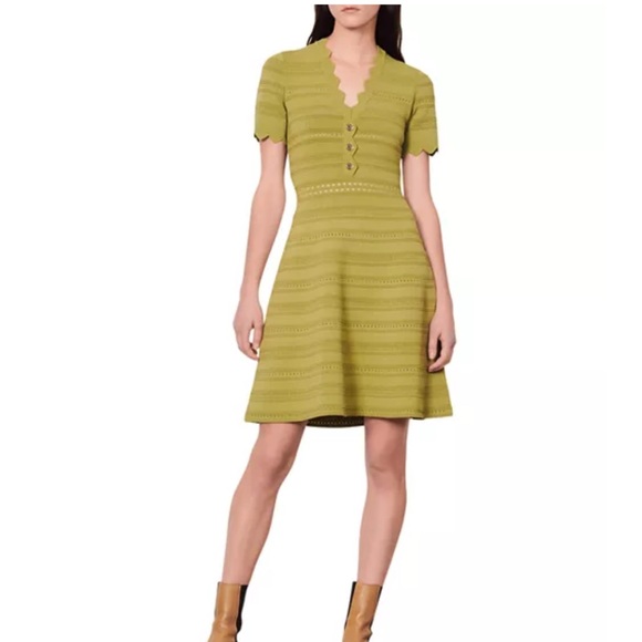 Sandro Fabienne Knit Dress - Picture 1 of 9